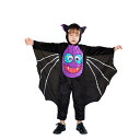 子供用 キッズ ハロウィン コスプレ 仮装 衣装 コウモリ ベビー ロンパース カバーオール こうもり 蝙蝠 つばさ 翼付き 保育園 幼稚園 かわいい 変装 パーティー 余興 コスチューム 舞台服 演出服 文化祭 おもしろい 2歳 3歳 4歳 5歳 100 110 120cm 130 楽天海外通販