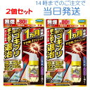 【2個セット】ゴキブリワンプッシュプロ 殺虫剤 スプレー 80回分