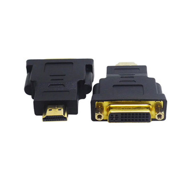 DVI HDMIオス(19pin) DVIメス(24+5pin) 変換アダプタ HDMI信号をDVI信号に変換 変換コネクタ HDMD1.4対応 DVI(24+5pin)コネクタ HOP-HDMI2DVIMS 送料無料 3