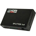 EONON 4画面同時分配出力機 分配器 HDMI信号 4K:30Hz/1080P対応 HDMI Ver1.4 マルチモニター HOP-EON058