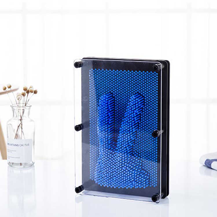 【ブルー限定】3Dピンアートボード 彫刻 立体ピンアート彫刻 インテリア おもちゃ 芸術 装飾品 ホーム オフィス デスク HOP-PINAT20154 送料無...