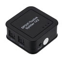 ポータブルSPDIF/TosLink分配器 光デジタル分配器 1入力3出力 オーディオ分配器 TosLink PS4 Blu-ray DVD対応 光ファイバー ...