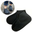 防水シューズカバー 簡易レインシューズ シリコン製 耐久性・伸縮性 ぴったりフィット 滑り止め付 梅雨 夕立 ゲリラ豪雨 18〜27cm サイズ選択可 HOP-...