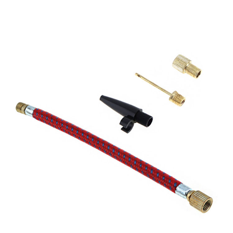 【4点セット】エアバルブアダプタ3種+チューブ 仏式米式変換 インフレータ 延長ホース ポンプニードル HOP-TUBADP04S