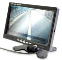 オンダッシュモニター 7インチ DC12V/24V バックカメラコントロール装備 リモコン付 映像入力2系統 WVGA画質 HOP-CMN70
