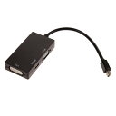 Mini DisplayPort Macbook 3-in-1ϊA_v^P[u Thunderbolt IX to HDMI/DVI/VGA X HOP-MINI2DVI 