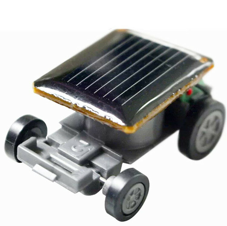 ソーラーカー ミニサイズ わずか10g 太陽能車玩具 組立て不要 完成品 手のひらサイズ 知恵おもちゃ 太陽光で走る ソーラーパネル エコカー お子様プレゼントに HOP-SCAR001