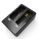 SJCAM正規品 SJ6用 急速デュアル充電器 2個同時充電可 SJCAM SJ6 LEGENDバッテリ専用充電器 HOP-SJ6ADP2P 送料無料