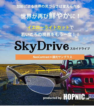 【税込・送料無料】 調光サングラス メンズ レディース ネオコントラスト メガネ 釣り ゴルフ アウトドア ドライブ イエローライトカット 鯖江 ドライブ 調光 調光Neo NeoContrast ドライブ調光 鯖江 uvカット まぶしい 眩しい サングラス 紫外線 カット 眼鏡 薄い 色 レンズ