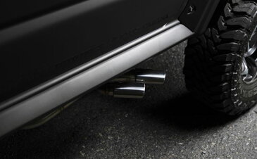 ヴァルド ジムニー シエラ 3BA-JB74W サイドマフラー WALD SPORTS LINE BLACK BISON EDITION スポーツラインブラックエディション