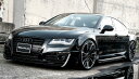 ヴァルド A7 フロントハーフスポイラー 未塗装 WALD SPORTS LINE スポーツライン