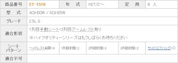 クラッツィオ シートカバー クラッツィオ ダイヤ DIA アルファード AGH30W AGH35W Clazzio シートカバー ET-1519