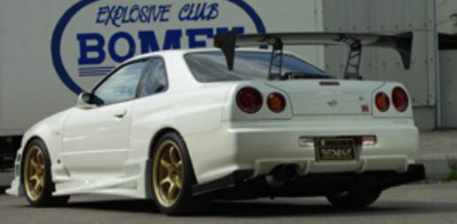 ボメックス スカイライン R34 リアディフューザー 未塗装品 R34-RB-01 BOMEX BOMEX COLLECTION ボメックスコレクション