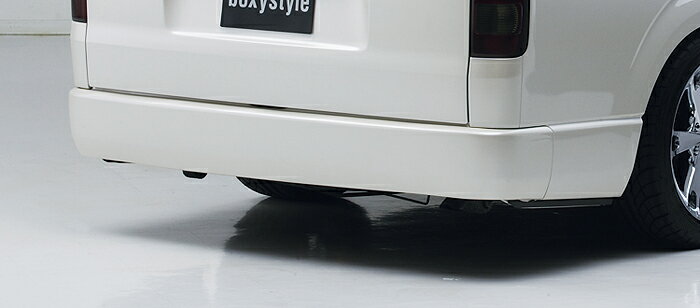 boxystyle ボクシースタイル リアフラットバンパー 未塗装 ハイエース 200系 4型 標準 ナロー