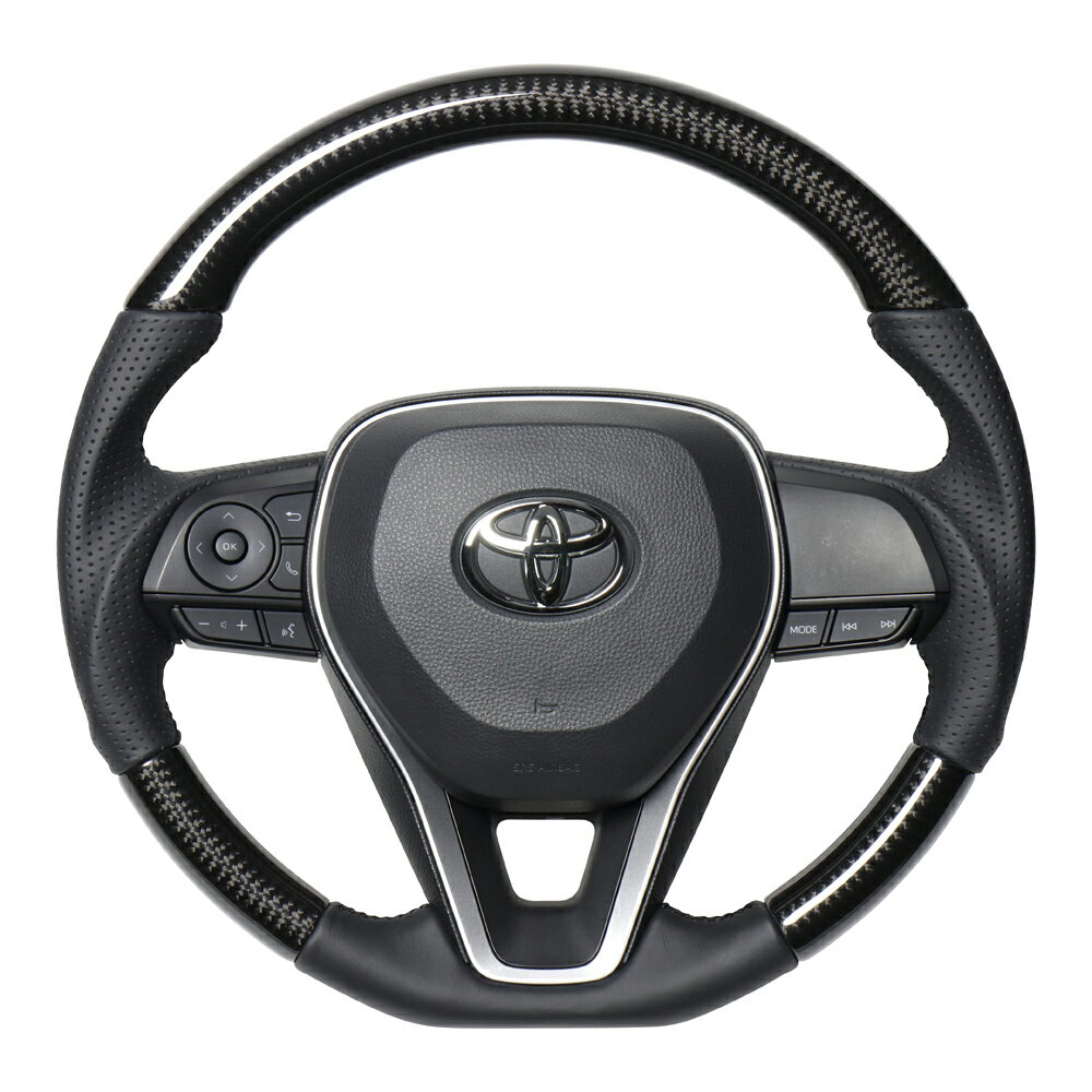 レアル RAV4 50系 ステアリング TYAP-BKC REAL プレミアムシリーズ
