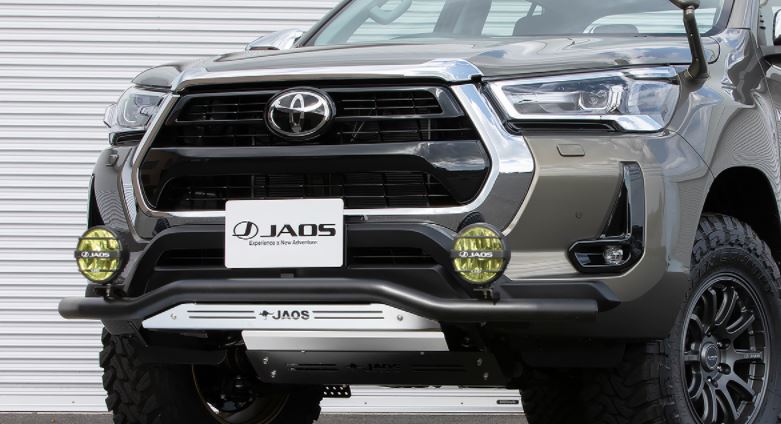 ジャオス ハイラックス 125系 フロントスキッドバー ブラック／ブラスト B150098C JAOS