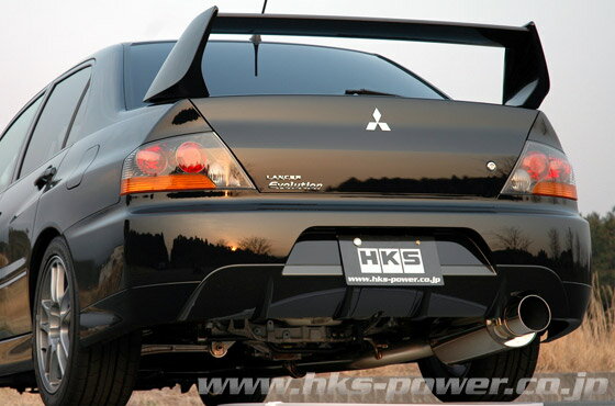 エッチケーエス ランエボ ランサー CT9A (IX IX MR) マフラー マフラー形状HP(TYPE-S) SUS304 31019-AM008 HKS silent Hi-Power サイレントハイパワー