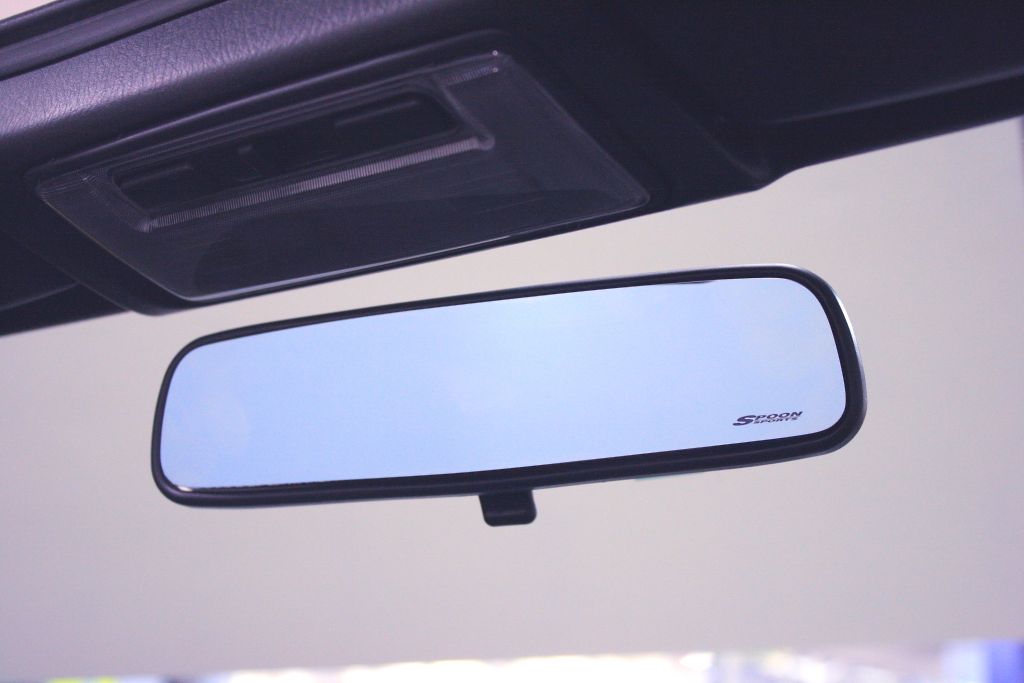 Xv[ X|[c tBbg GE8  BLUE WIDE REAR VIEW MIRROR u[ Ch A r[ ~[ 76400-BRM-004 SPOON SPORTS