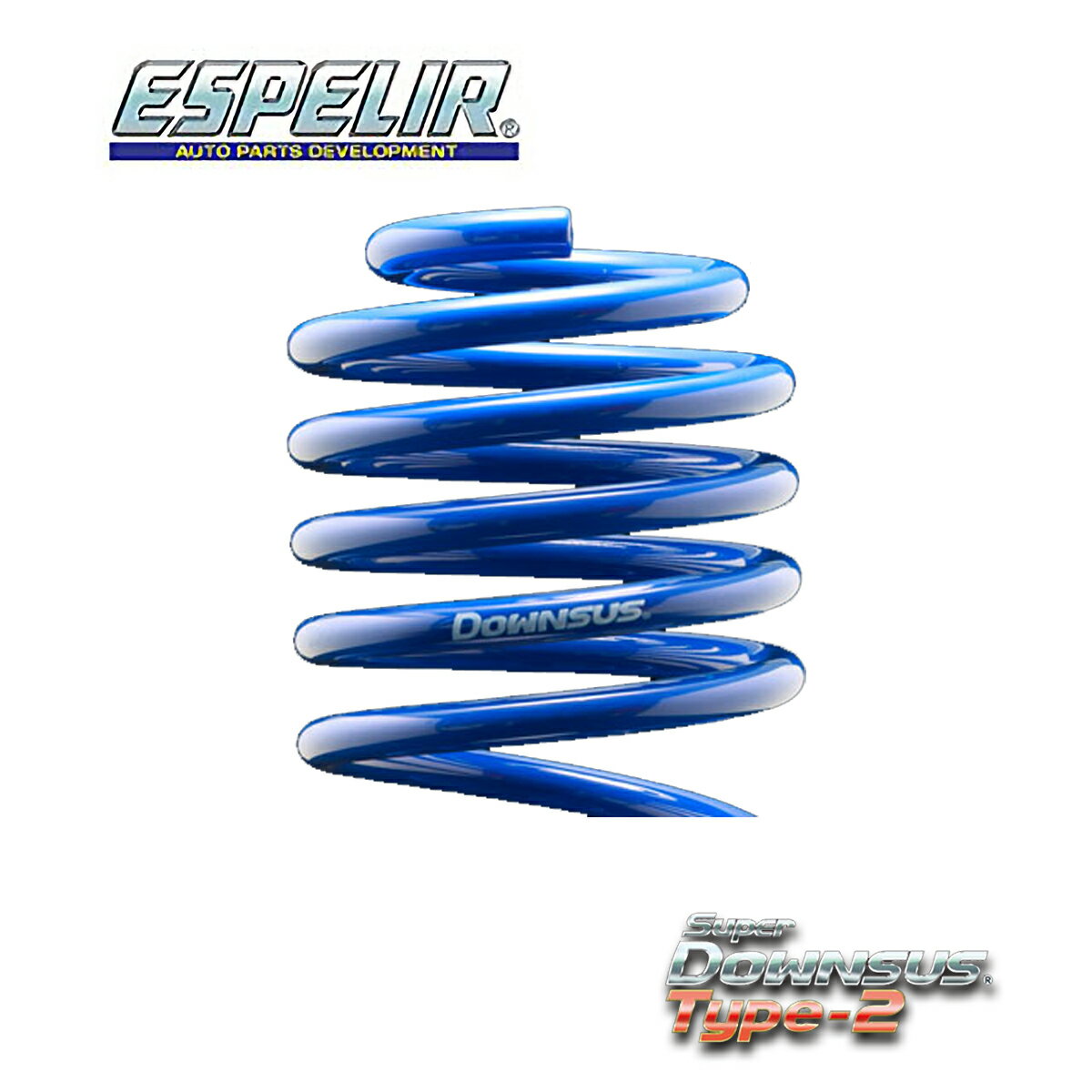 エスペリア カローラフィールダー NZE124G スプリング ダウンサス リア EST-2610R スーパーダウンサス タイプ2 Super DOWNSUS Type2 ESPELIR