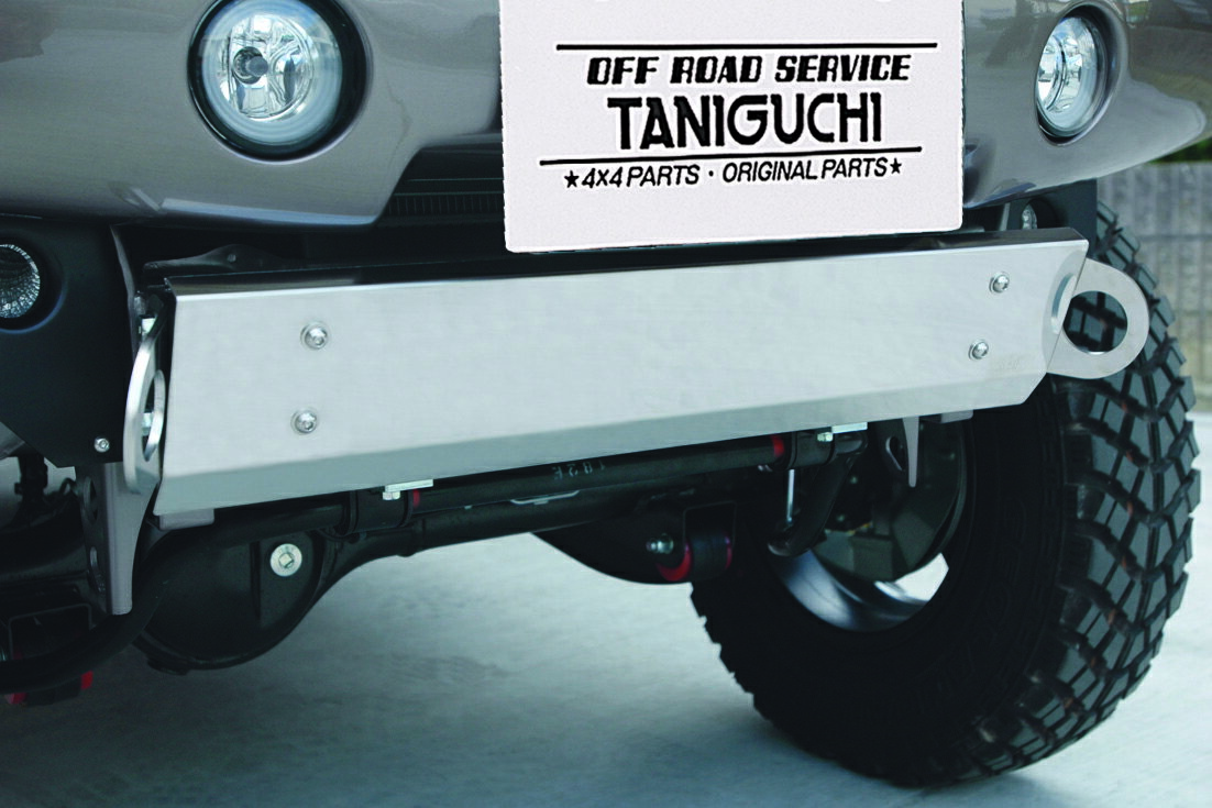 オフロードサービス タニグチ ジムニー JB23 ステンレス スキッドプレート FRPバンパー用 ステンレス製 OFF ROAD SERVICE TANIGUCHI