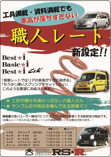 RSR N-VAN NVAN Nバン エヌバン JJ2 車高調 リア車高調整: ネジ式 BICKH431H2 RS-R Best-i C&K ベストi C&K