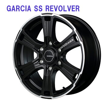 17インチ 6H139.7 6.5J+38 6穴 MID ガルシアSSリボルバー 4本 1台分セット ホイール マルカ GARCIA SS REVOLVER CH