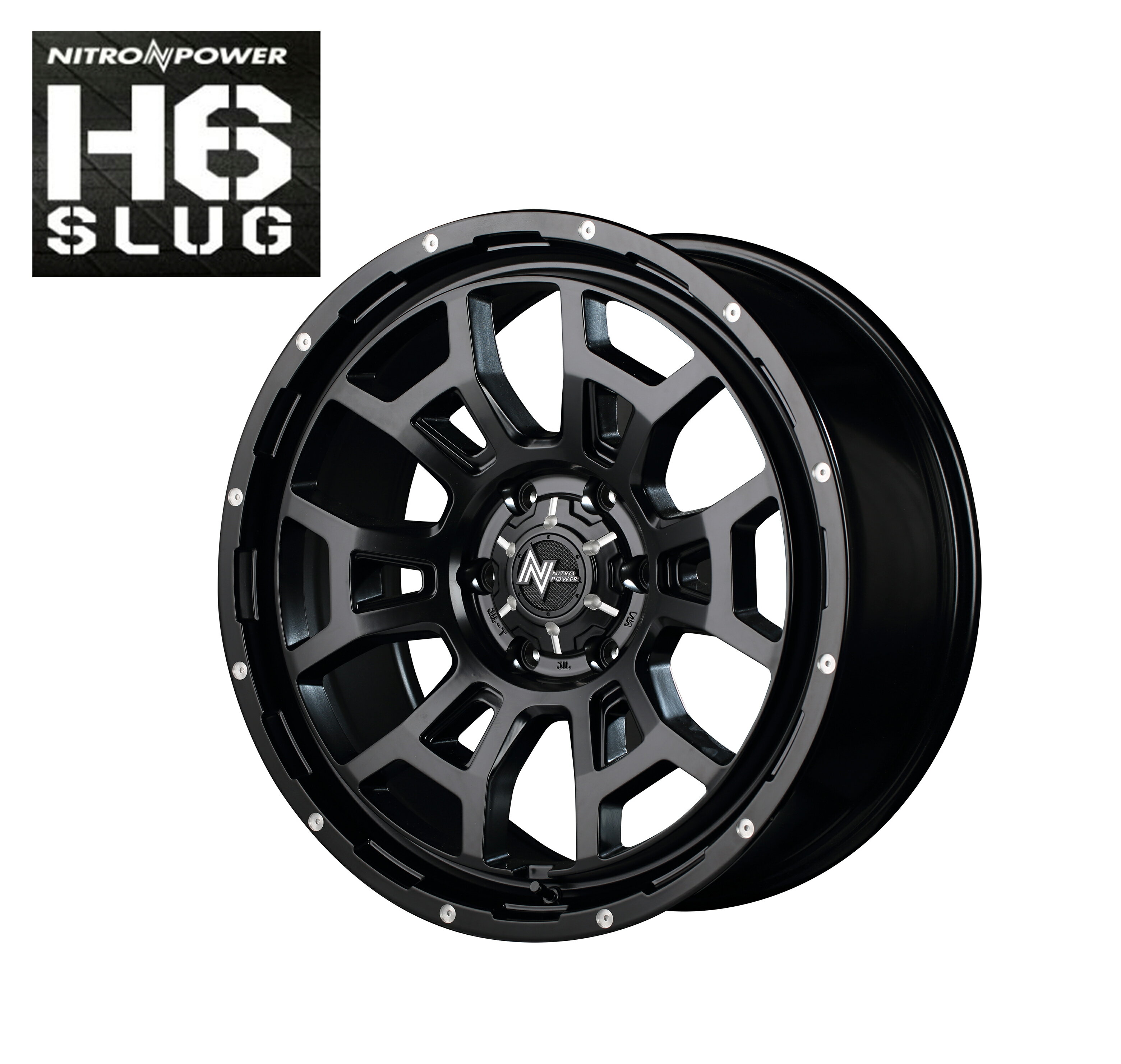MID NITRO POWER H6 SLUG ホイール 17インチ