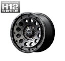 16インチ 5H139.7 5.5J 20 5穴 ナイトロパワー H12 ショットガン ホイール 1本 バレルブラック MID NITRO POWER H12 SHOTGUN