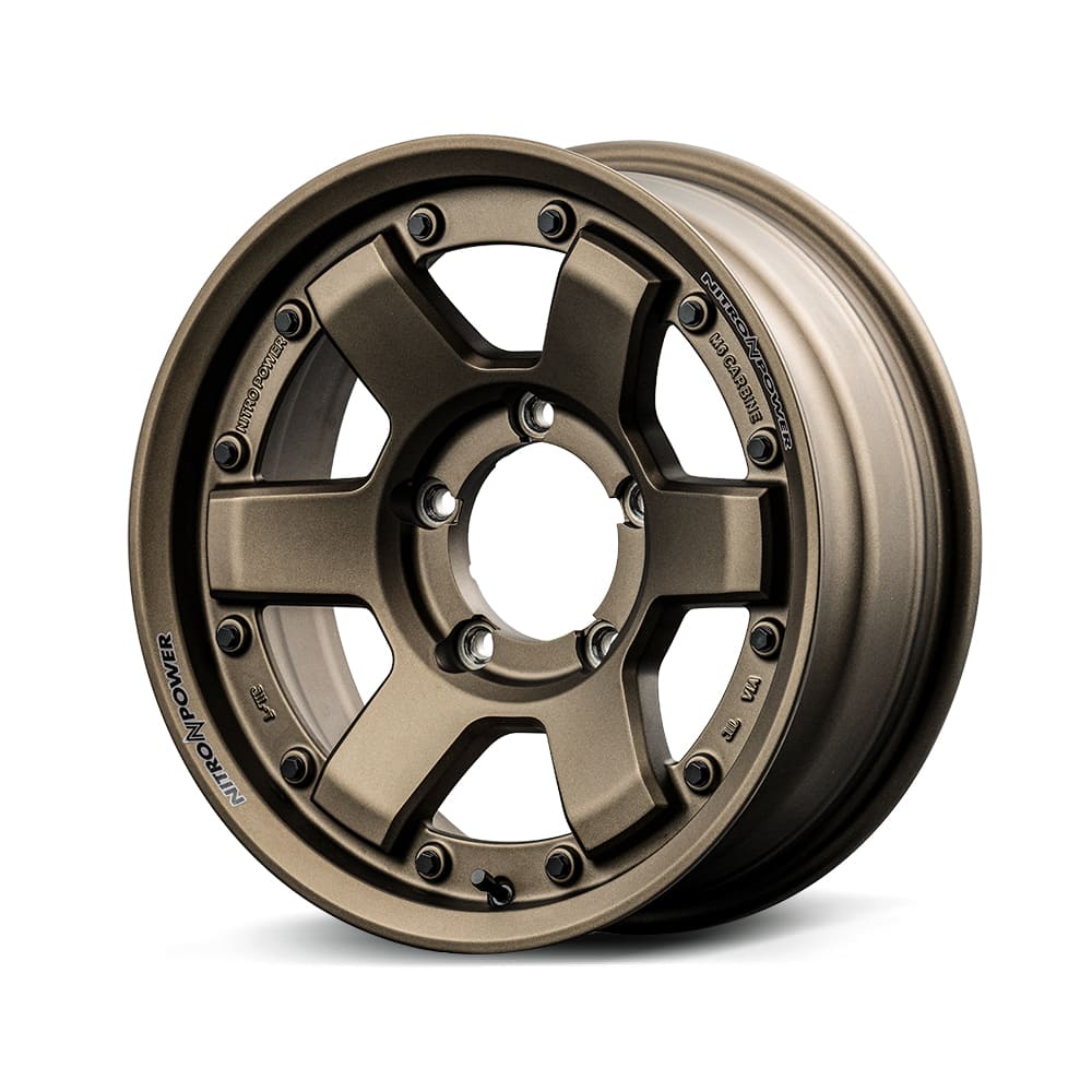 MID NITRO POWER M6 CARBINE ジムニーシエラ 用ホイール 16インチ 5H139.7 6J-5 1本 5穴 マルカ ナイトロパワー M6 カービン