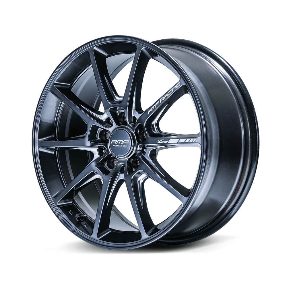 MID RACING R25Plus ホイール 17インチ 5H100 7J+48 1本 ディープチタンシルバー マルカ
