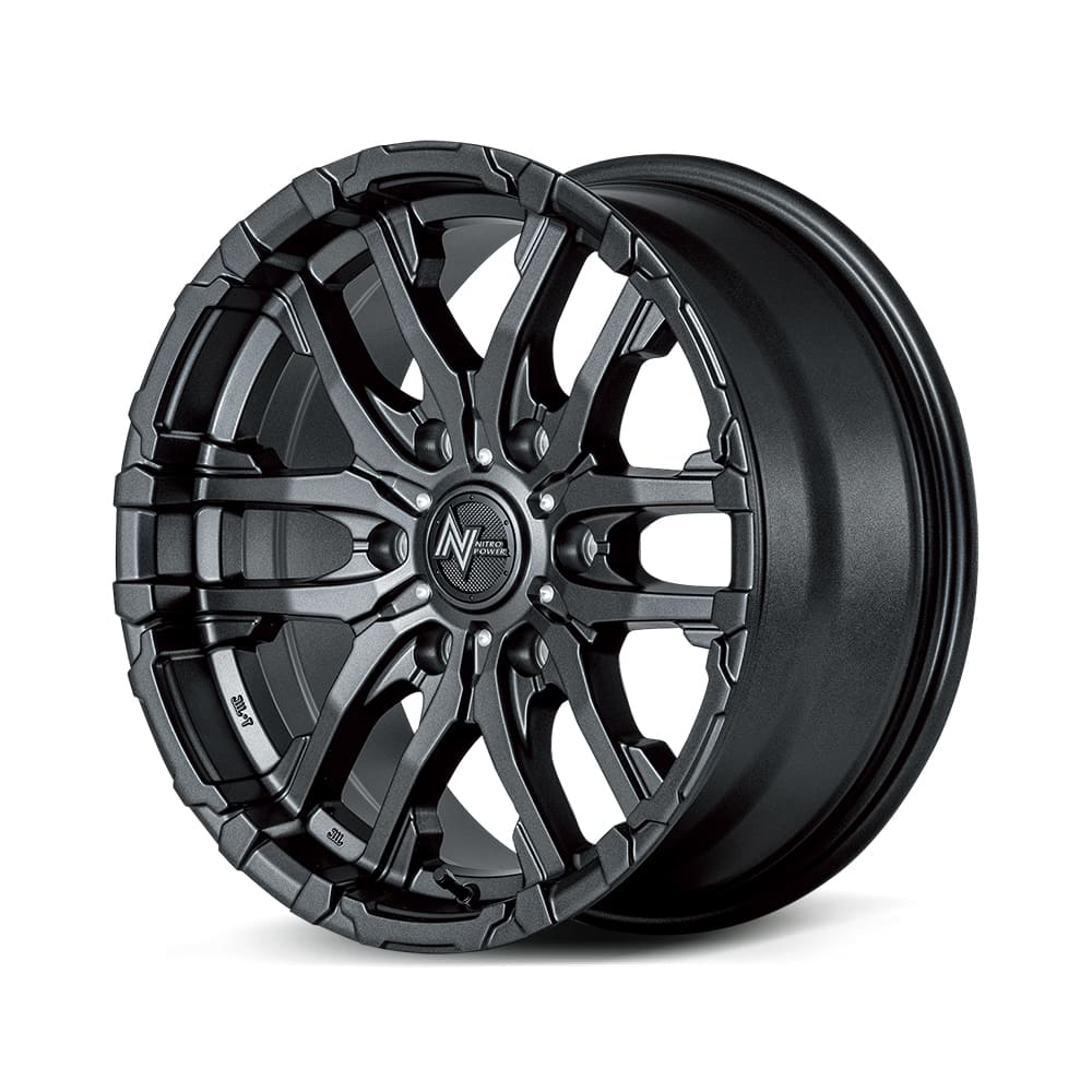 MID NITRO POWER M26 CROSS FANG ホイール 17インチ 6H139.7 8J+20 4本 6穴 マルカ ナイトロパワー M26 クロスファング