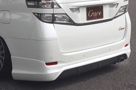 クレイブ ヴェルファイア 20系 ANH GGH20W 前期 リアディフューザー 標準グレード用 カーボン Crave