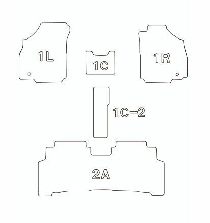 ソリオ NEW立体マット NEWラバータイプ MA26S MA36S MA46S MA37S クラッツィオ 1台分セット ES-6280 シート 内装 2