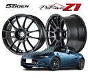 17インチ 5H100 9J 45 5穴 PRORACER Z1 ホイール 1本 マットガンメタ 5次元 プロレーサー Z1 5ZIGEN