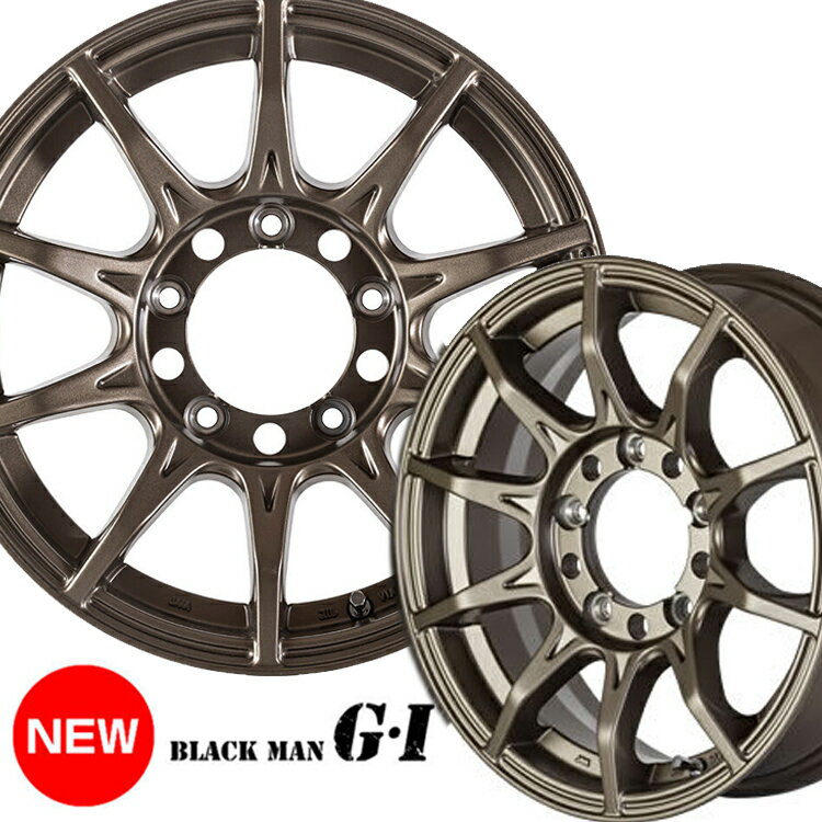 16インチ 6H139.7 6.5J 38 6穴 BLACK-MAN G I ハイエース200系 ホイール 4本 1台分セット マットブロンズ 5次元 ブラックマン G I 5ZIGEN