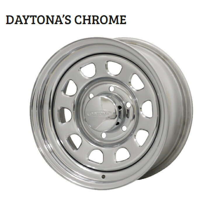 15インチ 6H139.7 6.5J+40 6穴 DAYTONA’S CHROME ハイエース ホイール 1本 クローム MORITA デイトナクローム モリタ