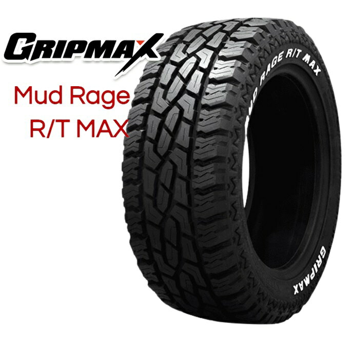 145R12C 12インチ 1本 サマータイヤ 夏タイヤ グリップマックス マッドレイジ RT マックス GRIPMAX MUD Rage R/T Max M+S F