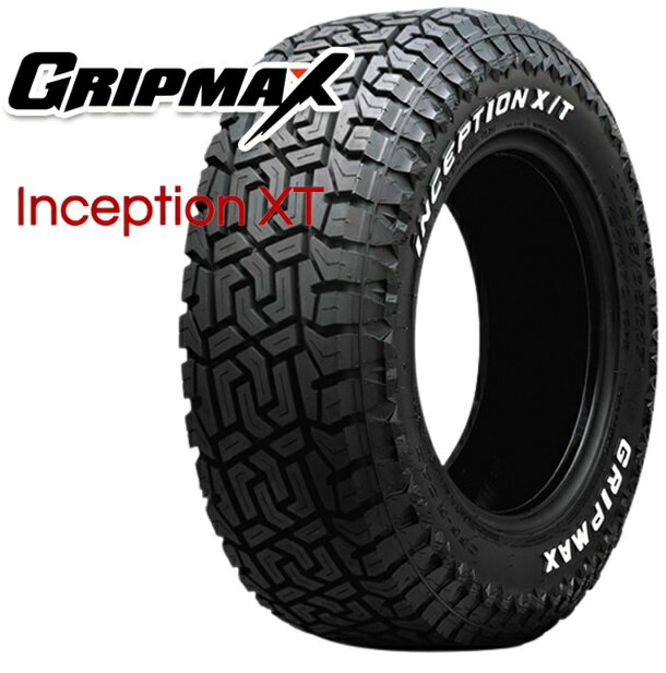 LT265/60R18 18インチ 1本 サマータイヤ 夏タイヤ グリップマックス インセプション エックスティー GRIPMAX INCEPTION X/T M+S F