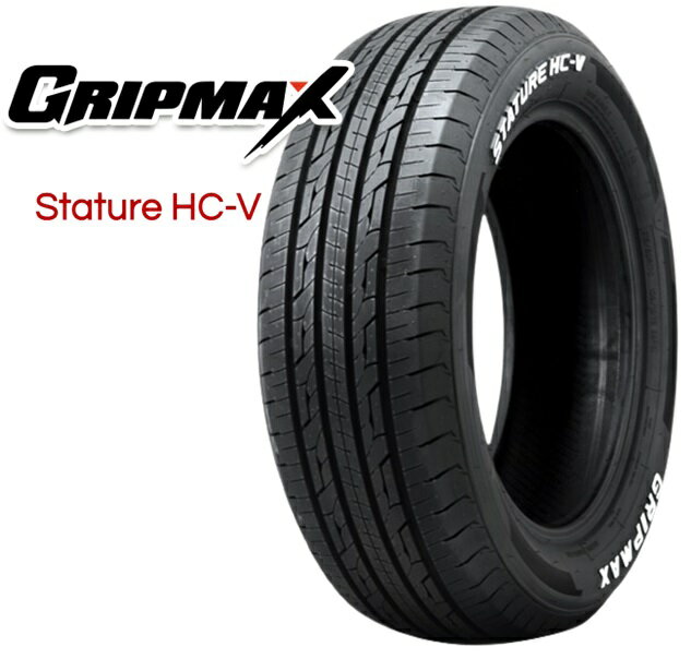 145/80R12 12インチ 1本 サマータイヤ 夏タイヤ グリップマックス スタチャー エイチシーブイ GRIPMAX STATURE HC-V F