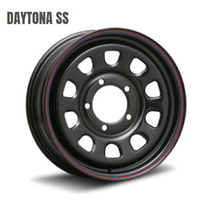 16インチ 5H139.7 5.5J+20 5穴 1本 デイトナSS ホイール DAYTONA SS MLJ ブラックred/blueline KY