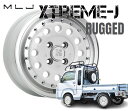 14インチ 5H114.3 5J 48 5穴 XTREME-J RUGGED タウンエース ホイール 4本 ホワイト リムポリッシュ MLJ エクストリームJ ラギッド KY