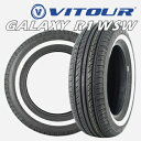 14インチ 195/70R14 91H 1本 サマータイヤ ホワイトリボン ヴィツァー ギャラクシィ ギャラクシー VITOUR GALAXY R1 WSW V00072