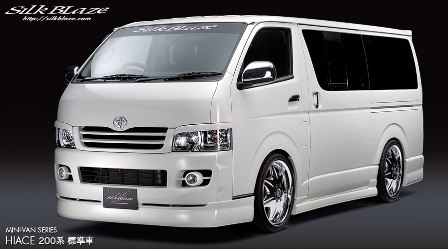 シルクブレイズ ハイエース KDH/TRH20・21・22 アイライン 未塗装 SB-H200-EY SilkBlaze MINI-VAN SERIES ミニバンシリーズ