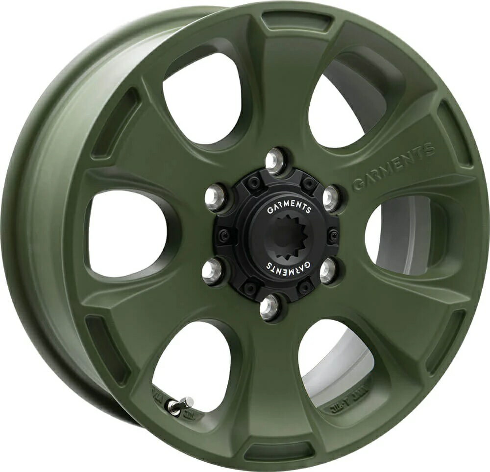 WEDS ウェッズ クロスオーバーガーメンツ スタイルA ハイエース 用 ホイール 16インチ 6H139.7 6.5J+38 4本 6穴 サンドカーキ