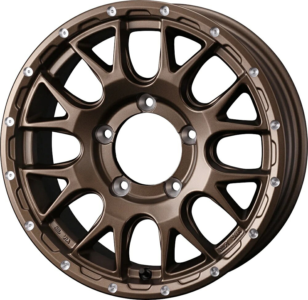 WEDS ウェッズ MUD VANCE 08 ジムニー 用 ホイール 16インチ 5H139.7 5.5J+22 1本 5穴 マッドヴァンス マットブロンズ