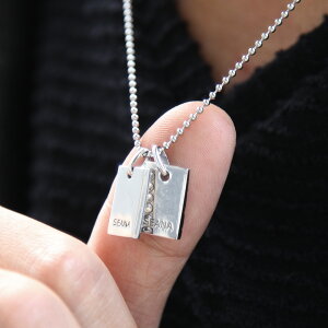 カップルで着用OK◆ロゴモチーフネックレス◆ネックレスペンダントメンズチェーンロングネックレスアクセアクセサリー春夏春夏ペンダントトッププレゼント彼氏彼女ペアシンプルアジャスターJOZEジョゼ
