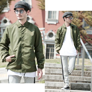 ◆ナイロンコーチジャケット◆コーチジャケットメンズナイロン無地ジャケットアウターブルゾン秋服JOZEジョゼ
