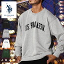 ◆US.POLO ASSN.(ユーエスポロアッスン) 別注カレッジロゴトレーナー◆スウェット トレーナー メンズ 長袖 おしゃれ ブランド スウェットトレーナー トップス メンズファッション 秋 春服 秋物 冬 冬服 冬物