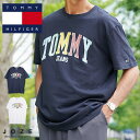 【クーポン対象外】【送料無料】◆TOMMY HILFIGER(トミー ヒルフィガー) TGM COLLEGE POP TEE◆Tシャツ メンズ おしゃれ ティーシャツ 半袖 カットソー トップス メンズファッション ブランド 刺繍 ロゴ ホワイト ネイビー 綿 綿100% 夏 夏服 夏物