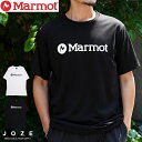 ◆Marmot(マーモット) ベーシックロゴTシャツ◆Tシャツ メンズ おしゃれ ティーシャツ 半袖 カットソー トップス メンズファッション ブランド ロゴ ブラック ホワイト アウトドア 夏 夏服 夏物